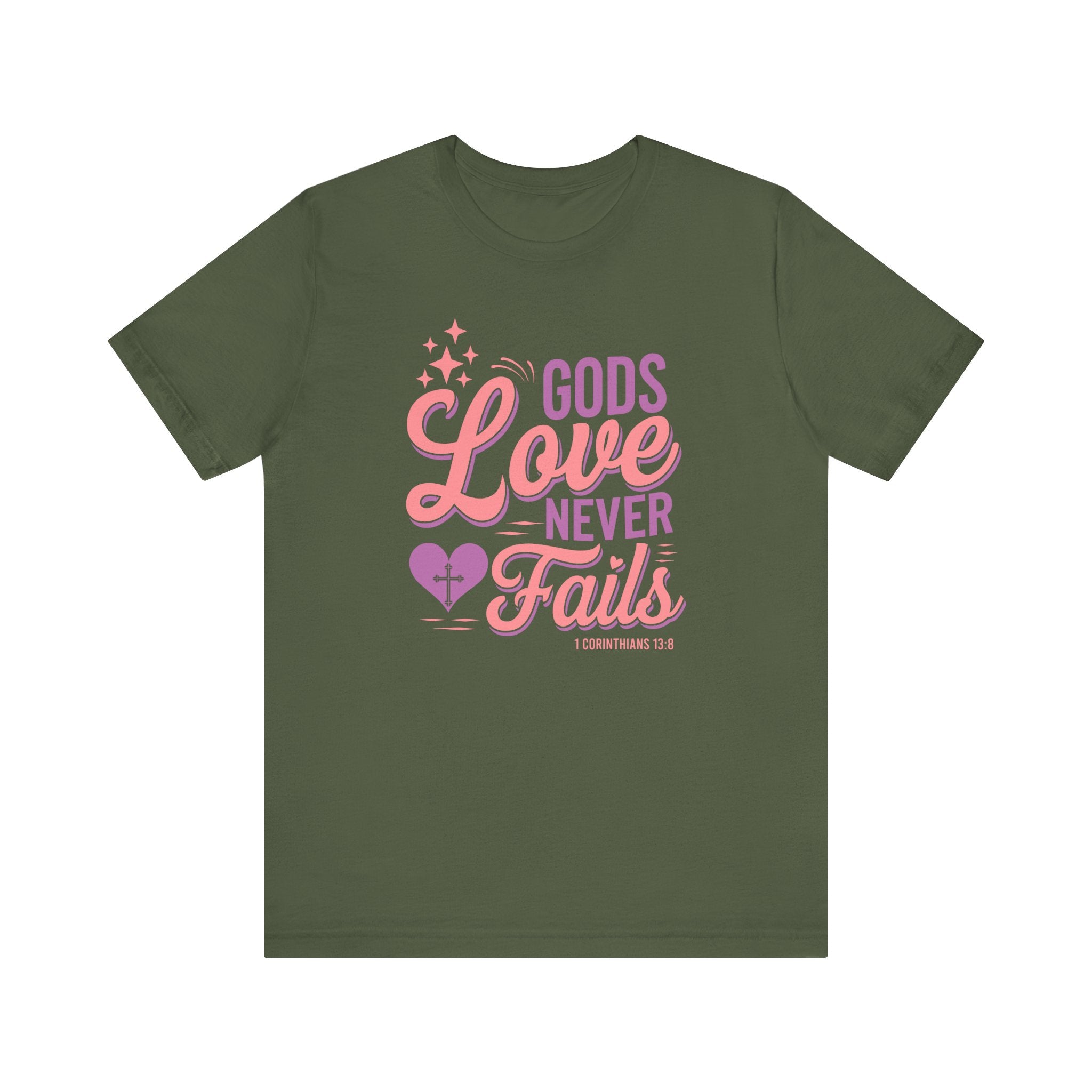 Gods Love Never Fails Tee