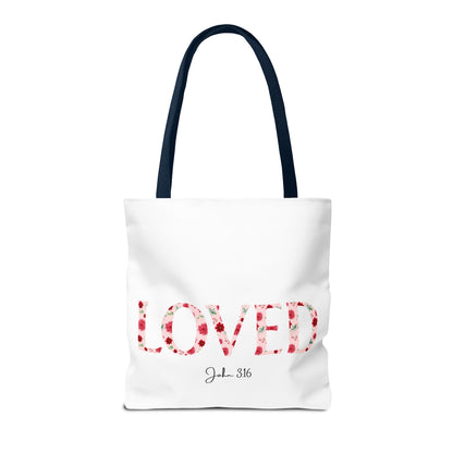 Loved John 3:16 Tote Bag