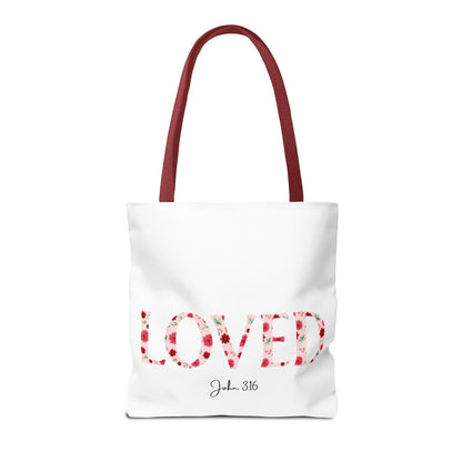 Loved John 3:16 Tote Bag