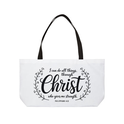 I Can Do All Things Weekender Tote Bag