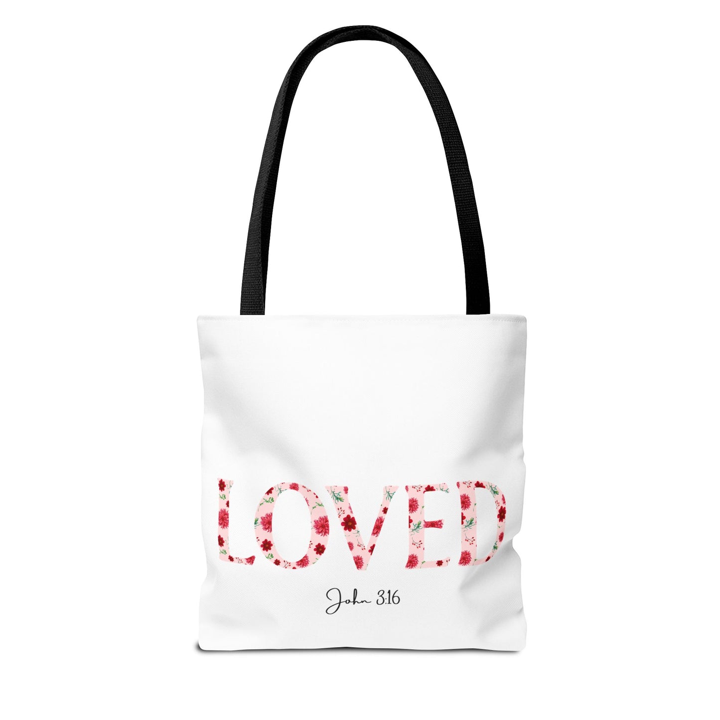 Loved John 3:16 Tote Bag