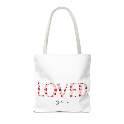 Loved John 3:16 Tote Bag