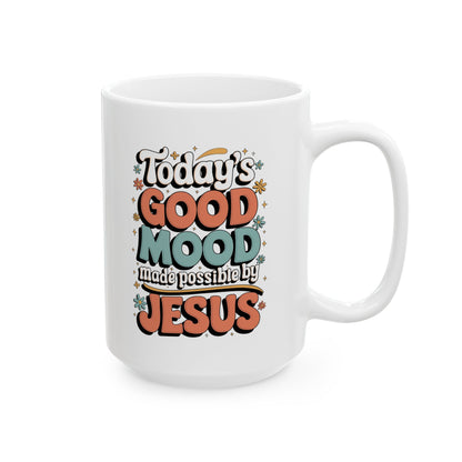 Jesus Good Mood Ceramic Mug