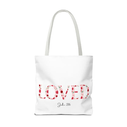 Loved John 3:16 Tote Bag
