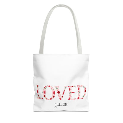 Loved John 3:16 Tote Bag
