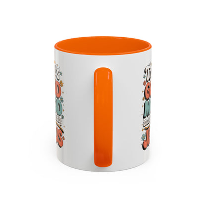 Jesus Good Mood Accent Coffee Mug