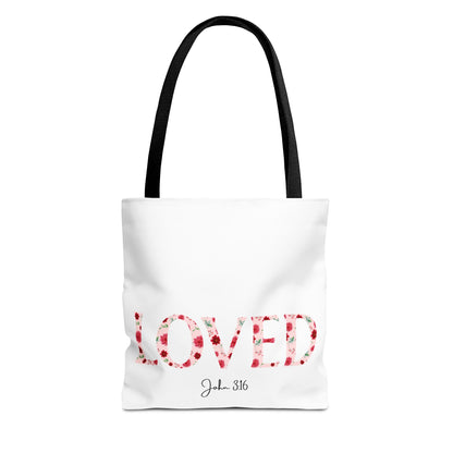 Loved John 3:16 Tote Bag
