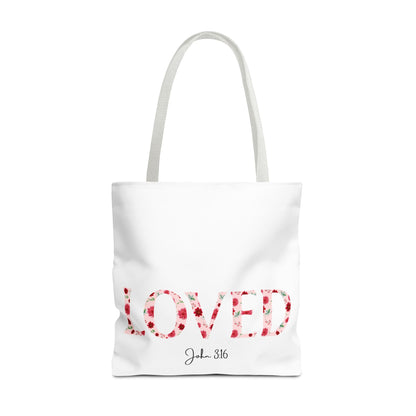 Loved John 3:16 Tote Bag