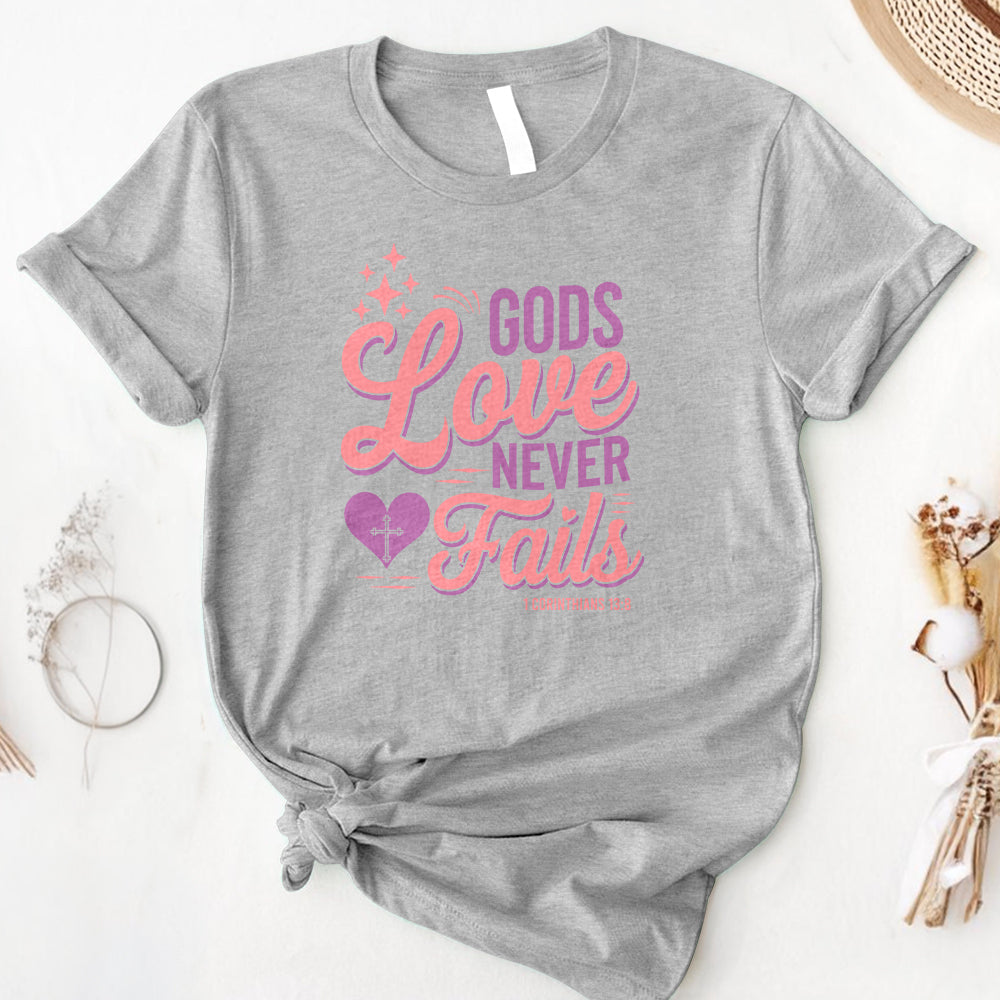 God's Love Never Fails Tee