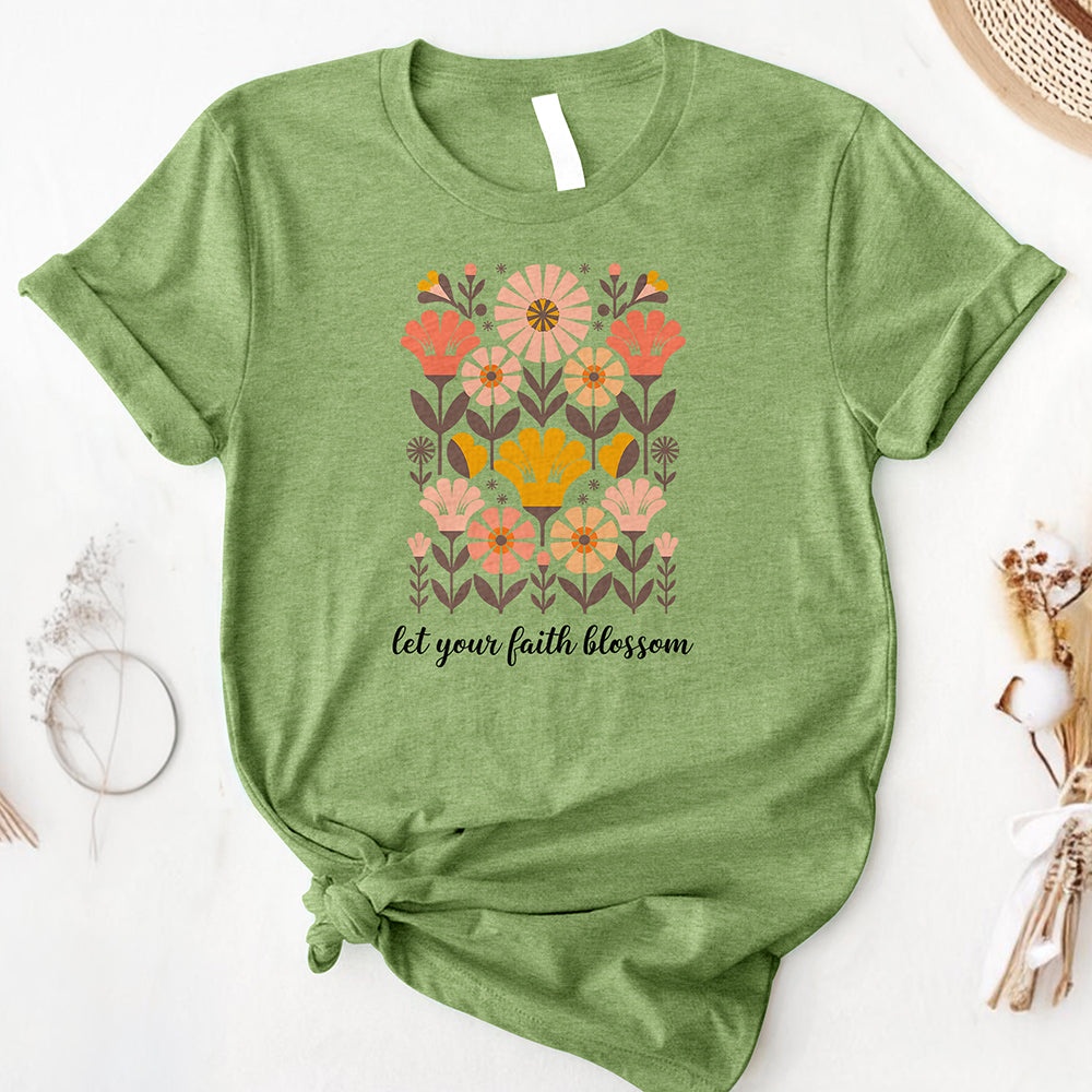 Let Your Faith Blossom Tee