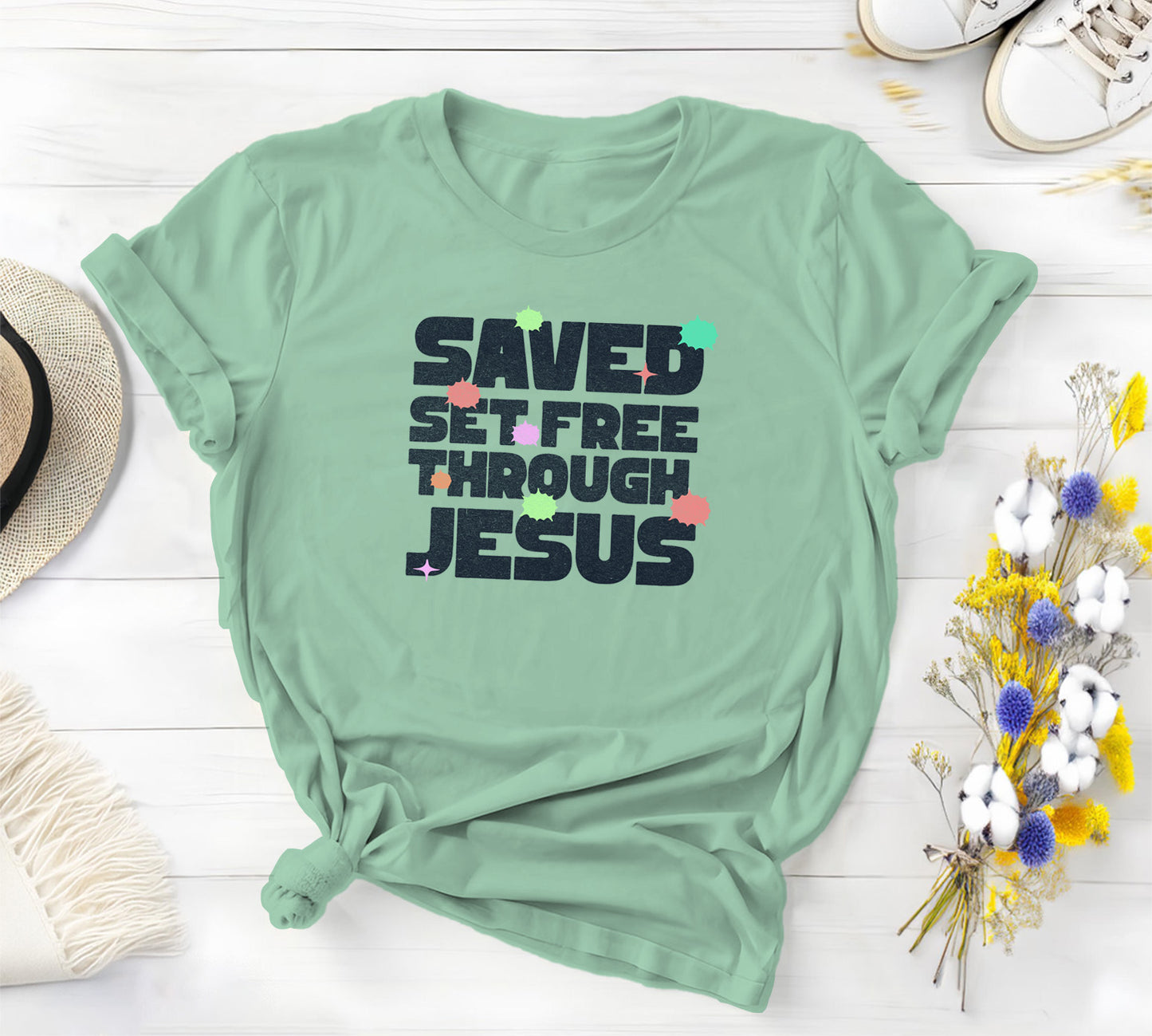 Saved. Set Free trough Jesus
