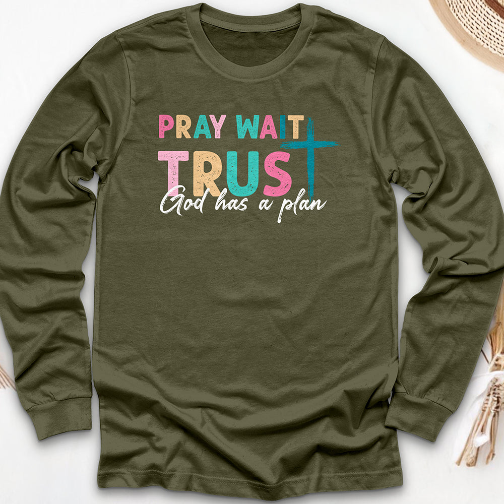 God Has A Plan Long Sleeve Tee