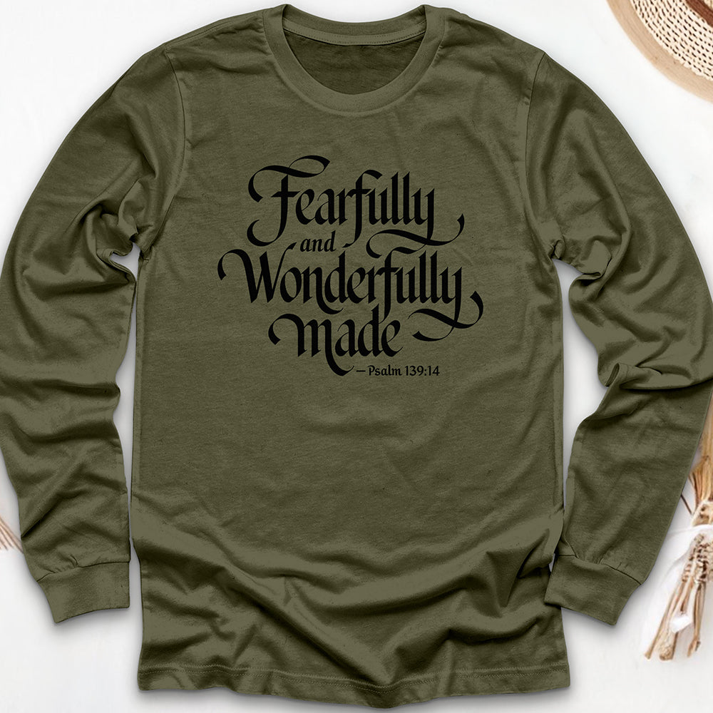 Fearfully and Wonderfully Made Long Sleeve Tee