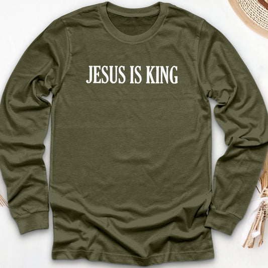 Jesus is King Long Sleeve Tee