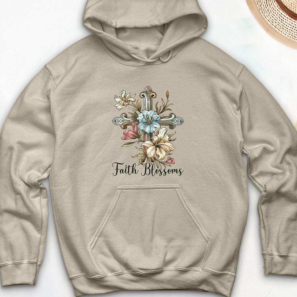 Faith Blossoms Hooded Sweatshirt